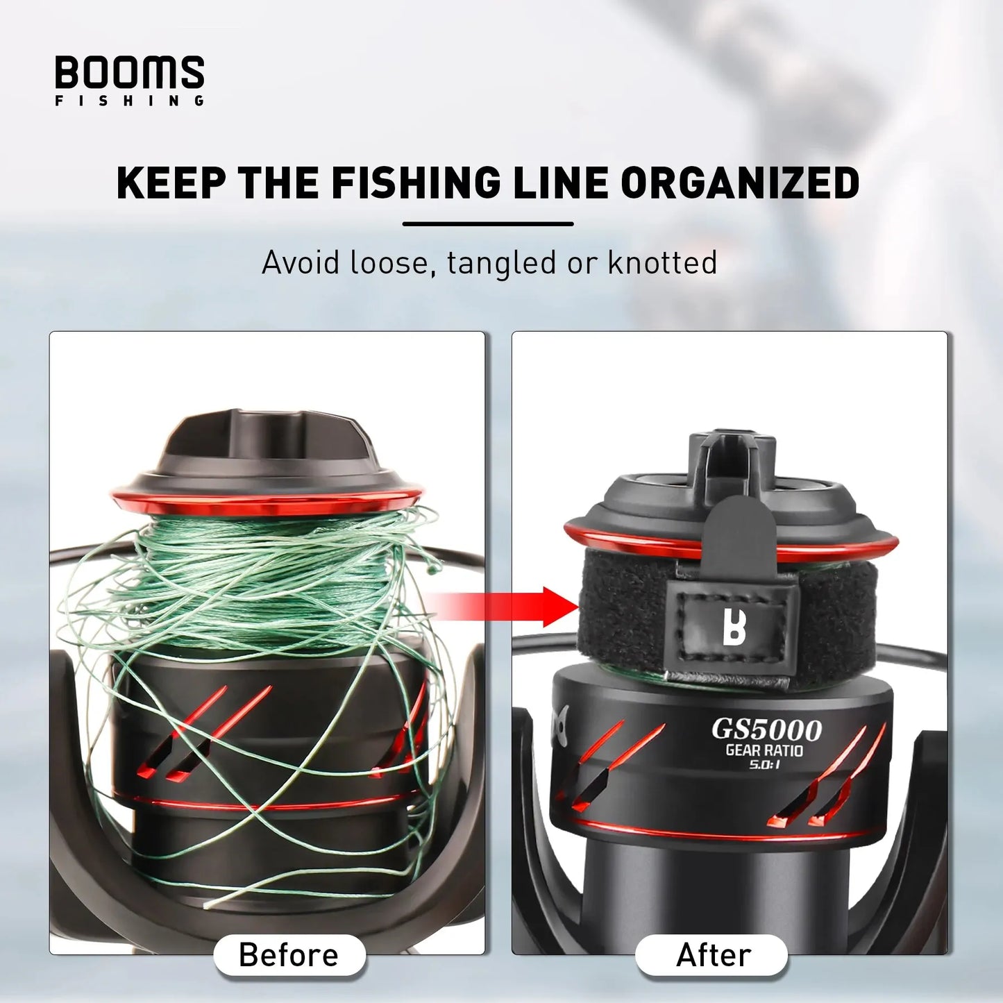 Booms Fishing SB1 4Pcs Spinning Reel Protect Cover High Quality Polyester Line Cup Preservation Case Fishing Reels Accessories