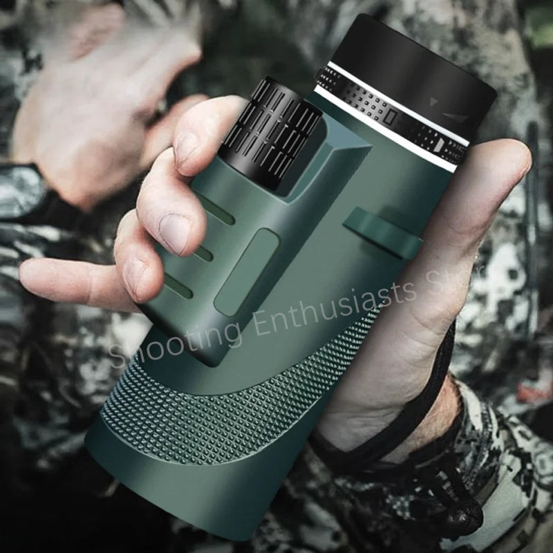 80x100 Portable Zoom HD 5000M Folding Remote Mini Powerful Telescope Suitable for Hunting, Sports Outdoor Camping and Travel