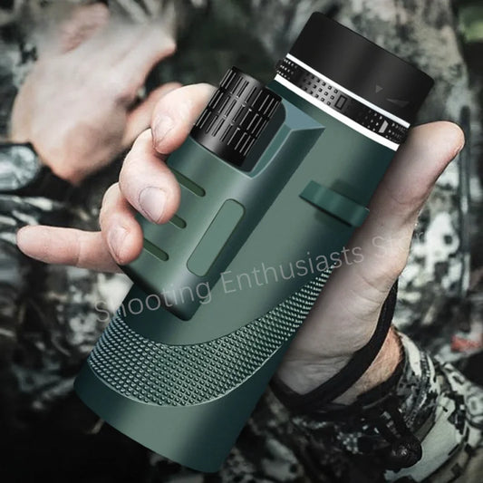 80x100 Portable Zoom HD 5000M Folding Remote Mini Powerful Telescope Suitable for Hunting, Sports Outdoor Camping and Travel