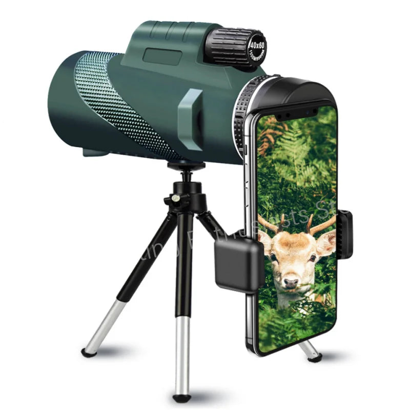 80x100 Portable Zoom HD 5000M Folding Remote Mini Powerful Telescope Suitable for Hunting, Sports Outdoor Camping and Travel