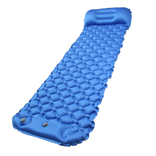 Outdoor Thicken Camping Mattress, Ultralight Self-inflating Air Mattress Built-in Inflator Pump For Travel Hiking Fishing