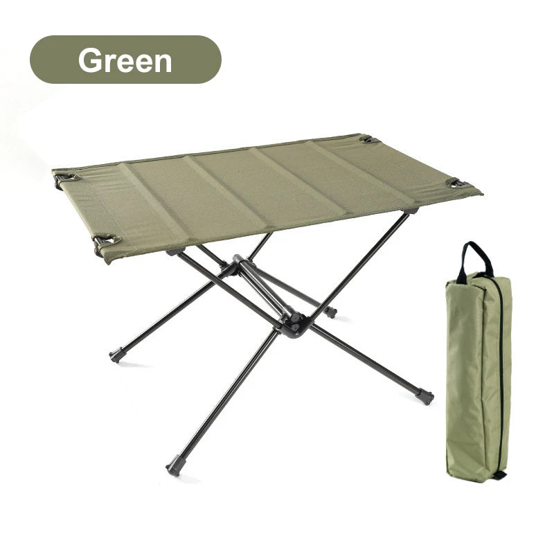 WESTTUNE Camping Folding Table Lightweight 1680D Oxford Roll-Up Table Portable Aluminum Alloy Tourist Tables for Outdoor Picnic