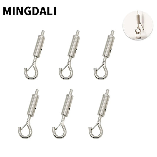 Adjustable Multifunction Spring Hook For Hanging Tools Such As Gallery Art Paintings Decorative Lights Clotheslines And More