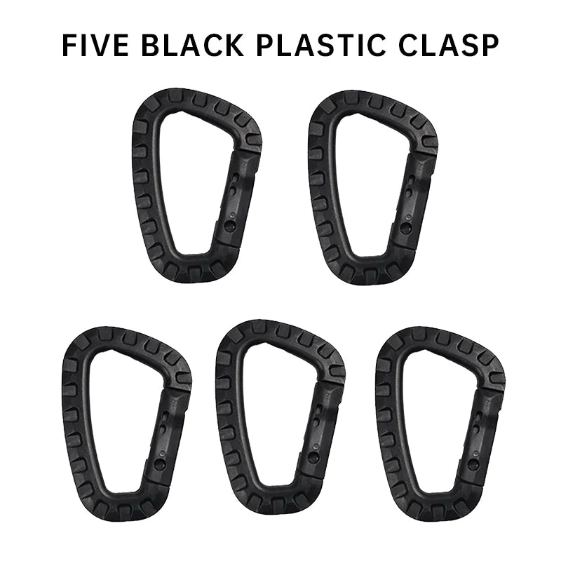 1-5 Pieces of Key Chain Outdoor Backpack Hiking Hook, Camping Hiking Bag Buckle, Outdoor Hiking Backpack Buckle, Key D Buckle