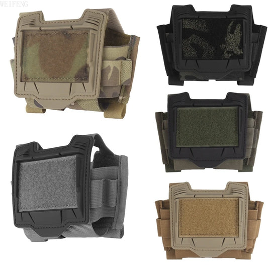 Tactical Helmet Battery Pouch Counterweight Bag Storage Case Compact Remote Battery Pack Balance Weight for Hunting Airsoft
