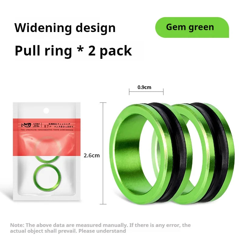 1pc/2pcs Alloy cable ring Fast line cutting Anti-slip Protect hands/fishing reel Tighten the leader knot fishing tools