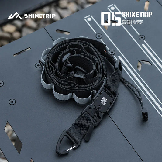 ShineTrip New camping gear Arbitrary Belt outdoor multitool Portable Storage Belt Quick Adjustment,Temporary straps, rope tie