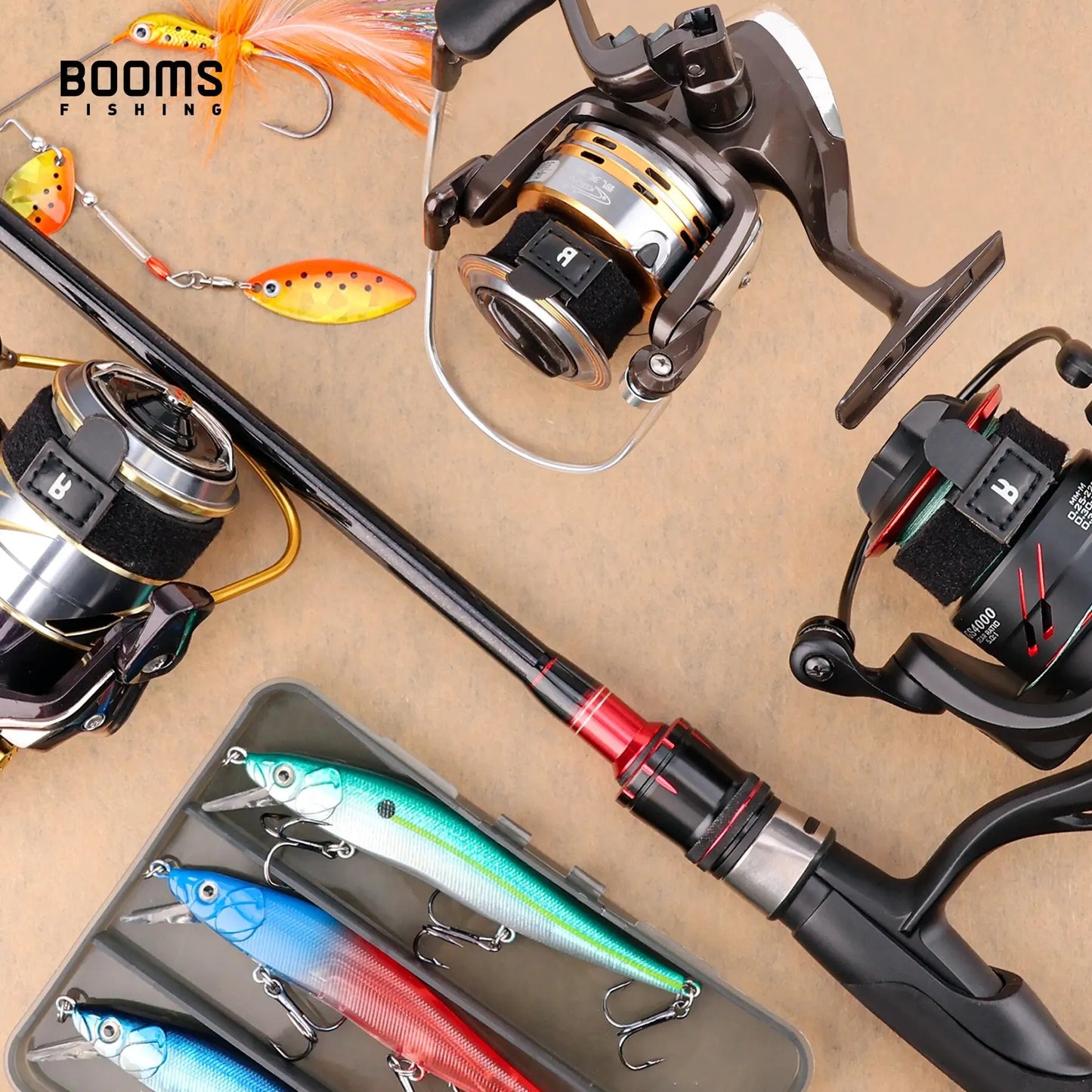 Booms Fishing SB1 4Pcs Spinning Reel Protect Cover High Quality Polyester Line Cup Preservation Case Fishing Reels Accessories