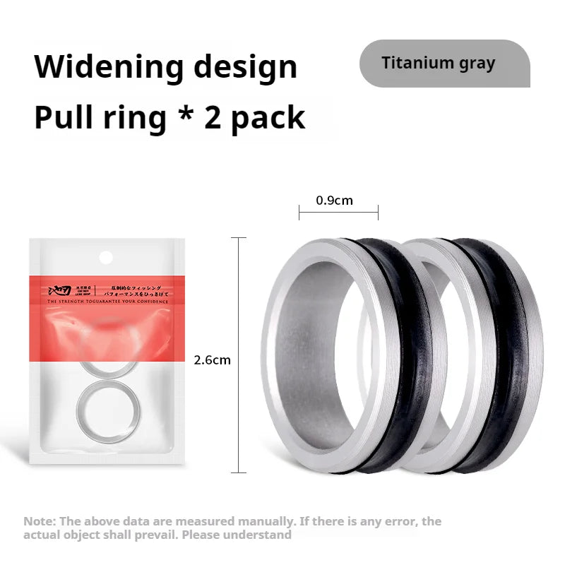 1pc/2pcs Alloy cable ring Fast line cutting Anti-slip Protect hands/fishing reel Tighten the leader knot fishing tools