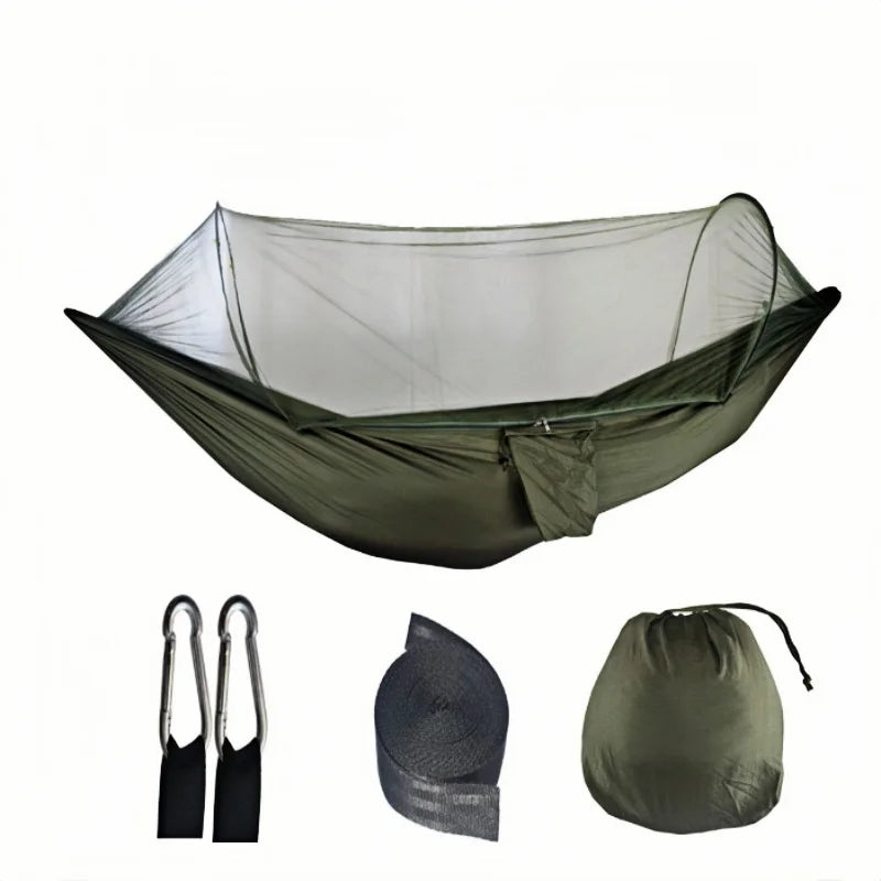 Camping hammock with mosquito net sleeping tent hammock suitable for camping hammock outdoor furniture garden leisure hammock