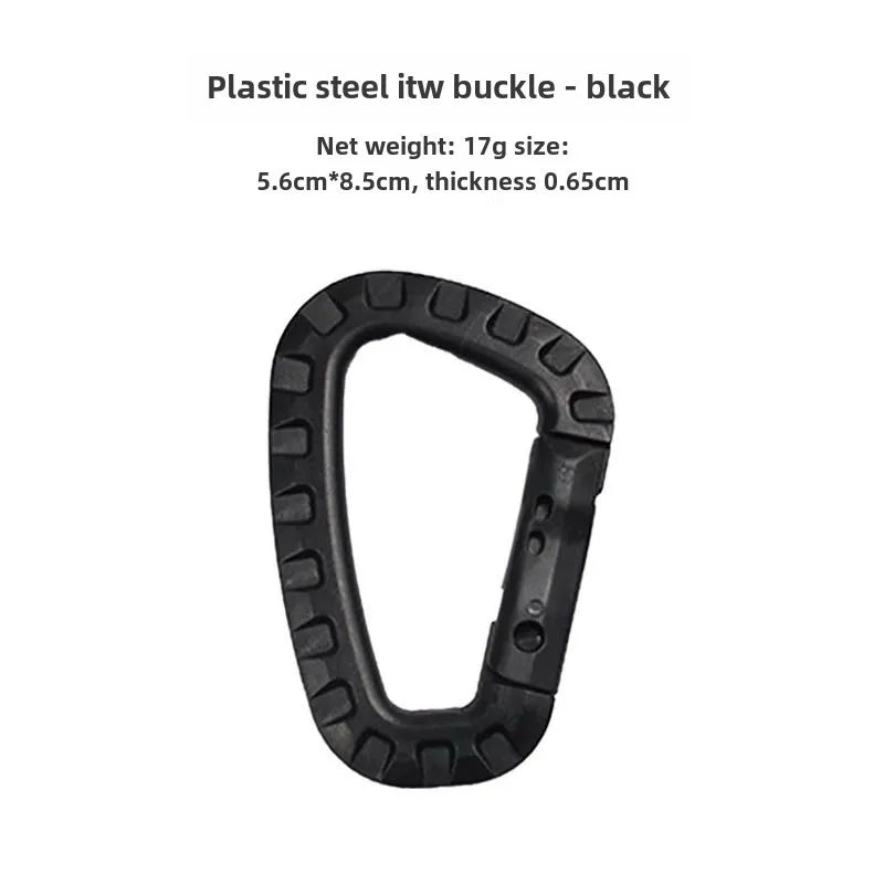 1-5 Pieces of Key Chain Outdoor Backpack Hiking Hook, Camping Hiking Bag Buckle, Outdoor Hiking Backpack Buckle, Key D Buckle