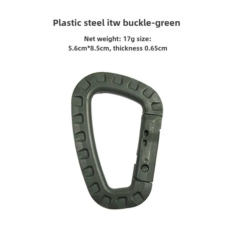 1-5 Pieces of Key Chain Outdoor Backpack Hiking Hook, Camping Hiking Bag Buckle, Outdoor Hiking Backpack Buckle, Key D Buckle