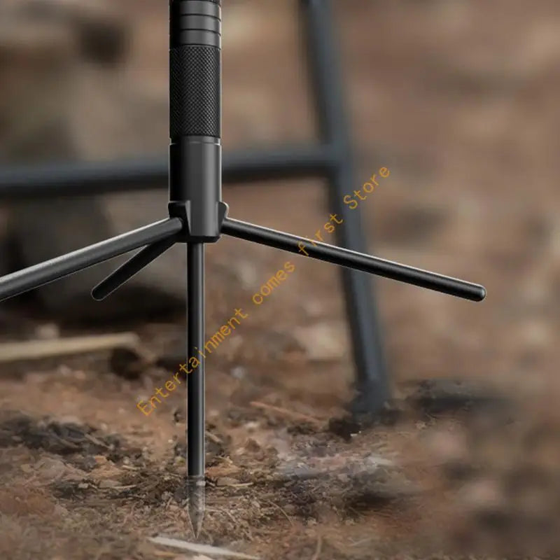 55KD Heavy Type Aluminum Alloys Ground Spikes Tripods With Antislip Pad Light Stand Live Broadcast Accessories