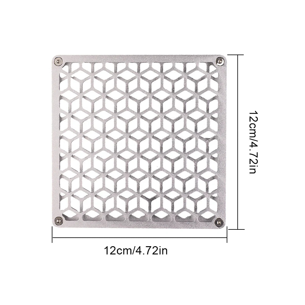 WELLHIKE Double Layer Camping Insulation Mat Aluminum Alloy Outdoor Square Coaster Metal Tableware Mat Supplies for Hot Dish Pot