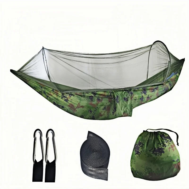 Camping hammock with mosquito net sleeping tent hammock suitable for camping hammock outdoor furniture garden leisure hammock