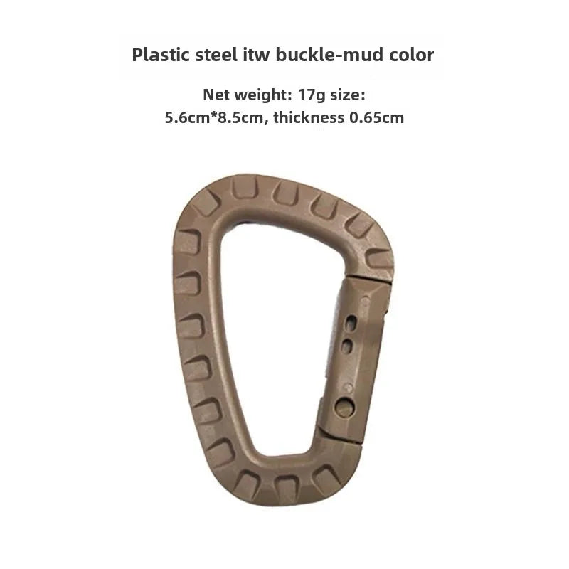 1-5 Pieces of Key Chain Outdoor Backpack Hiking Hook, Camping Hiking Bag Buckle, Outdoor Hiking Backpack Buckle, Key D Buckle